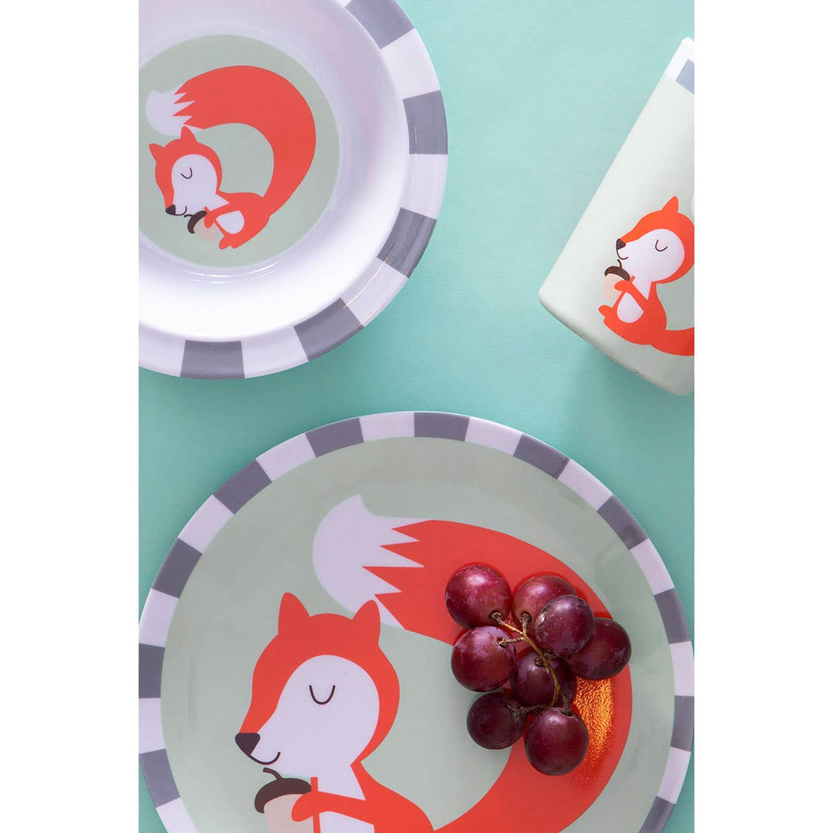 48Mimo Kids Susie Squirrel Dinner Set