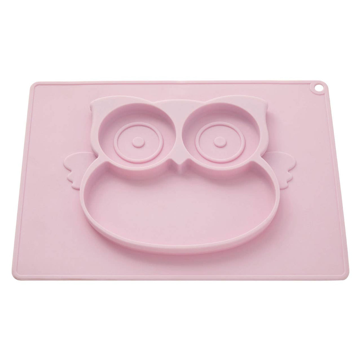 Zing Pale Pink Owl Food Plate