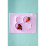 Zing Pale Pink Owl Food Plate