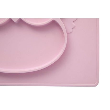 Zing Pale Pink Owl Food Plate