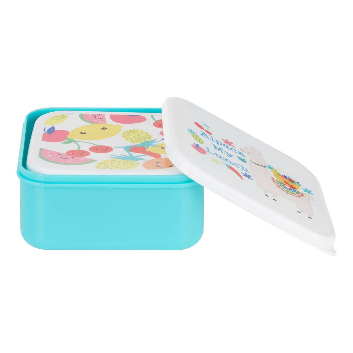 Mimo Set Of 4 Furity Alpaca Lunch Box