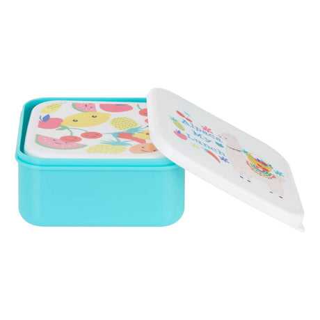 Mimo Set Of 4 Furity Alpaca Lunch Box