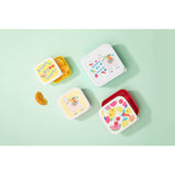 Mimo Set Of 4 Furity Alpaca Lunch Box