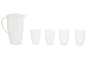 Romm 2.2L Plastic Pitcher With 4 Cups