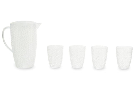 Romm 2.2L Plastic Pitcher With 4 Cups