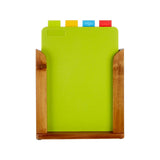 Wood Stand Chopping Boards - Set Of 4