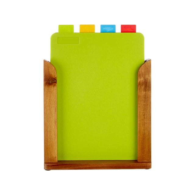 Wood Stand Chopping Boards - Set Of 4