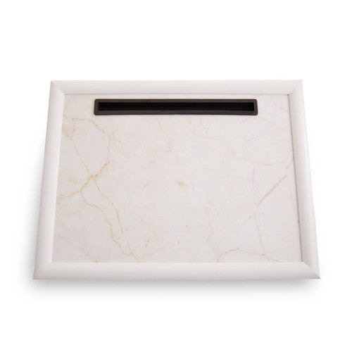 Ecru Marble Lap Tray