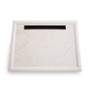 Ecru Marble Lap Tray