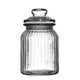 Abbie Ribbed Glass Storage Jar 1000ml