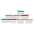 Mini Storage Plastic Containers - Set Of 8