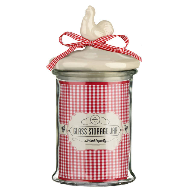 Glass Storage Jar - 1300Ml