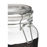 Glass With Clip Top Lid Small Storage Jar