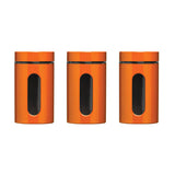 Luca Orange Set of Three Glass Storage Jars 1000ml