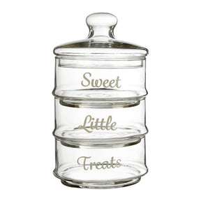 Stackable 3Pc Storage Jar