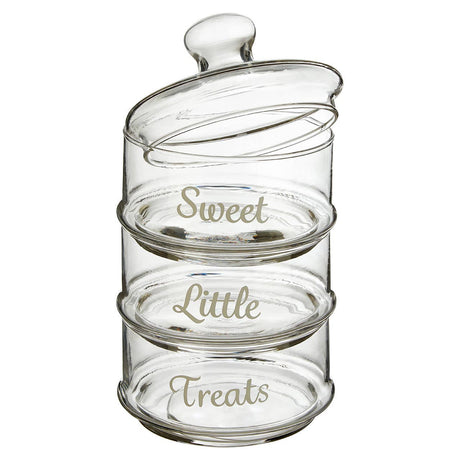Stackable 3Pc Storage Jar