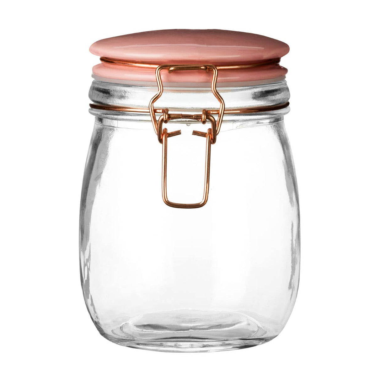 Pastel Pink Glass Jar - 750Ml