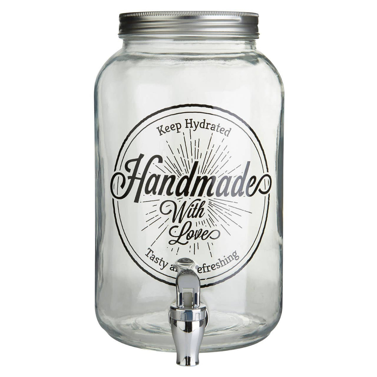 Glass Drinks Dispenser - 3500Ml