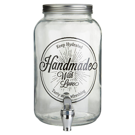 Glass Drinks Dispenser - 3500Ml