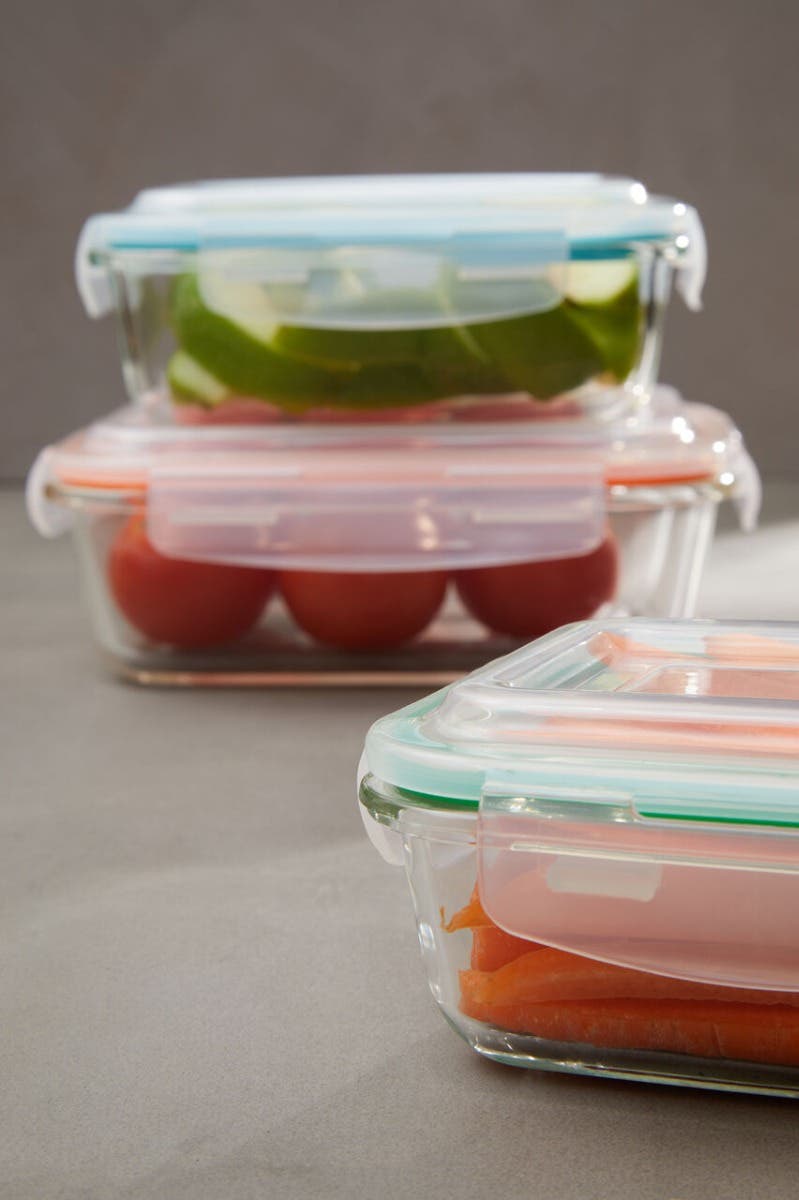 Freska Rectangular Glass Containers