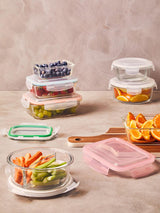 Freska Rectangular Glass Containers