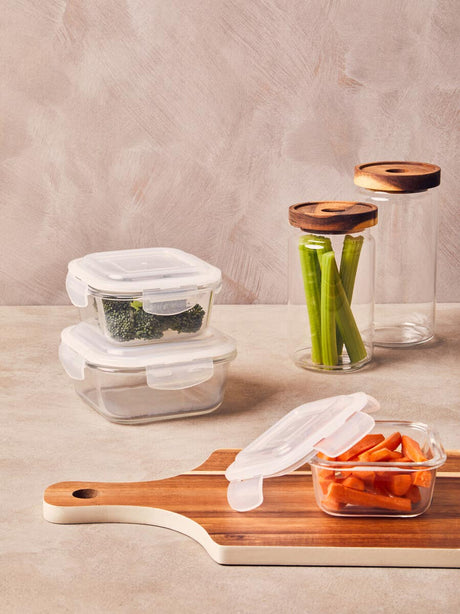 Freska Glass Container Container - 320Ml