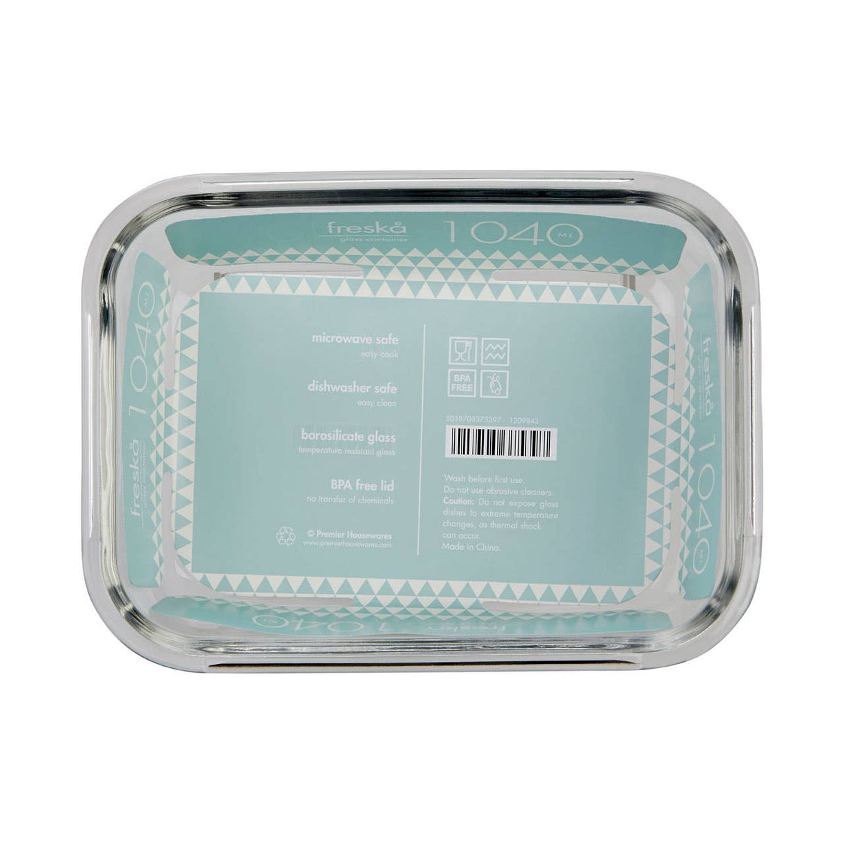 Freska Glass Container - 1040Ml