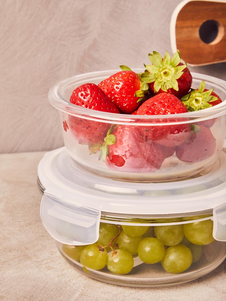 Freska Glass Container - 620Ml