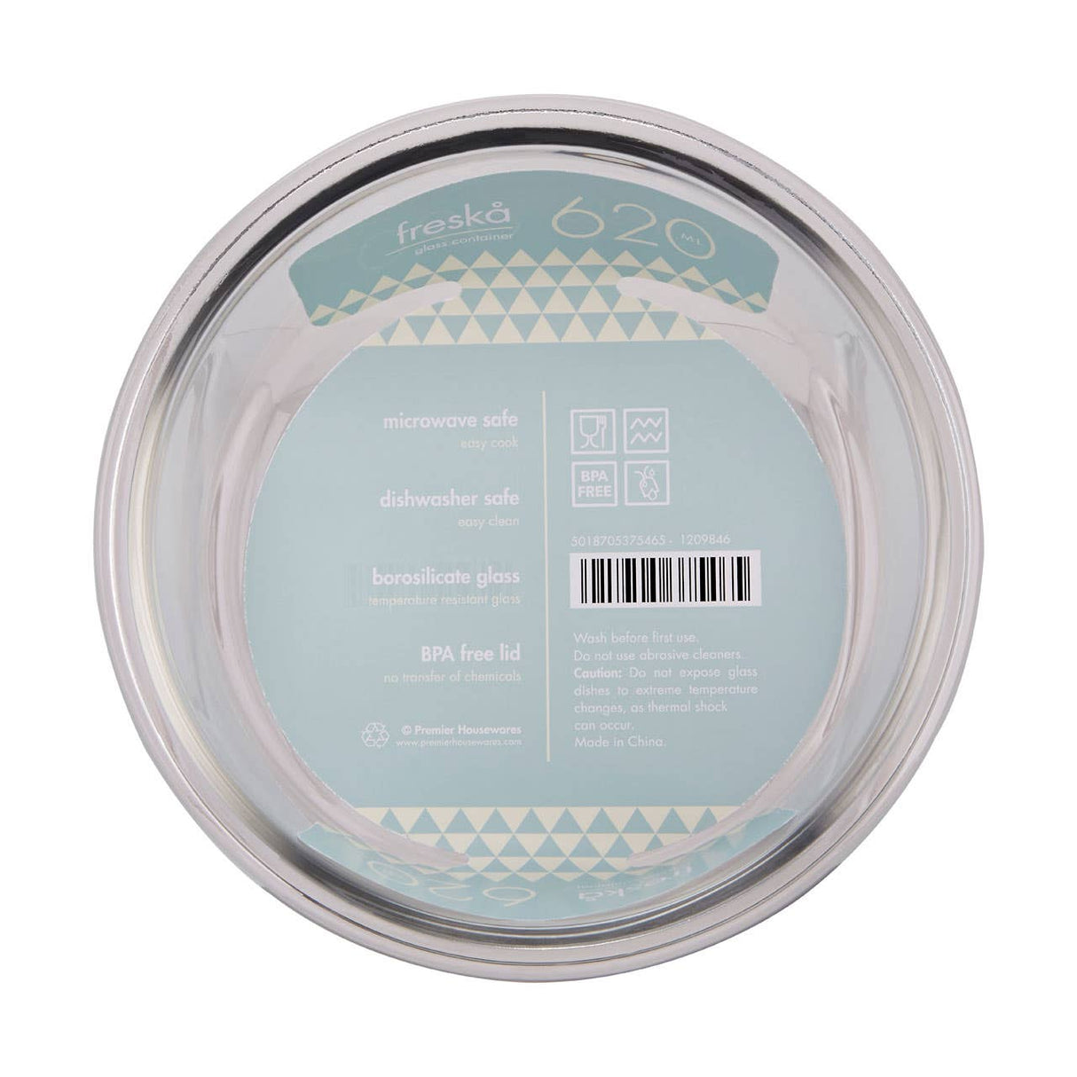 Freska Glass Container - 620Ml