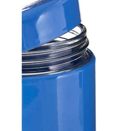 Blue Steel Wrap Glass Storage Jar - 800Ml