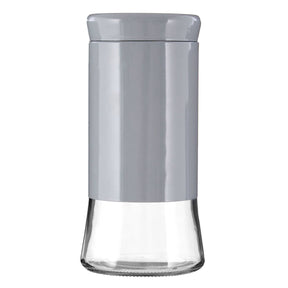 Grey Steel Wrap Glass Storage Jar - 1500Ml