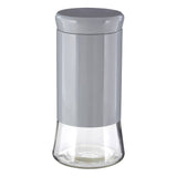 Grey Steel Wrap Glass Storage Jar - 1500Ml