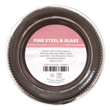 Pink Steel Wrap Glass Storage Jar - 1500Ml