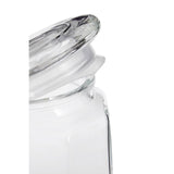 Hexagonal Glass Storage Jar - 1050Ml