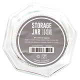 Hexagonal Glass Storage Jar - 1050Ml