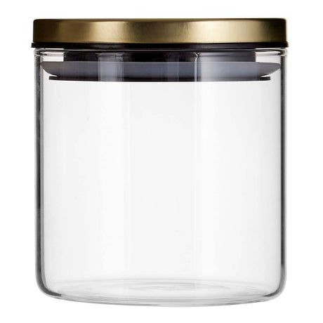 Freska Gold Lid Storage Jar - 550Ml