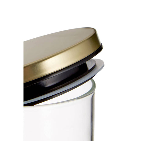 Freska Gold Lid Storage Jar - 950Ml
