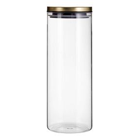 Freska Gold Lid Storage Jar - 1600Ml