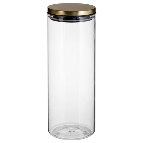 Freska Gold Lid Storage Jar - 1600Ml