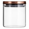 Freska Rose Gold Lid Storage Jar - 550Ml