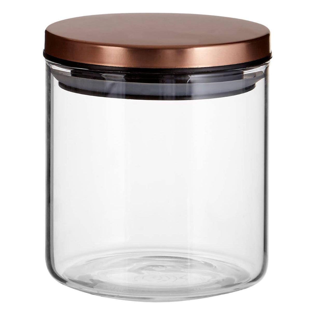 Freska Rose Gold Lid Storage Jar - 550Ml