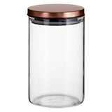 Freska Rose Gold Lid Storage Jar - 950Ml