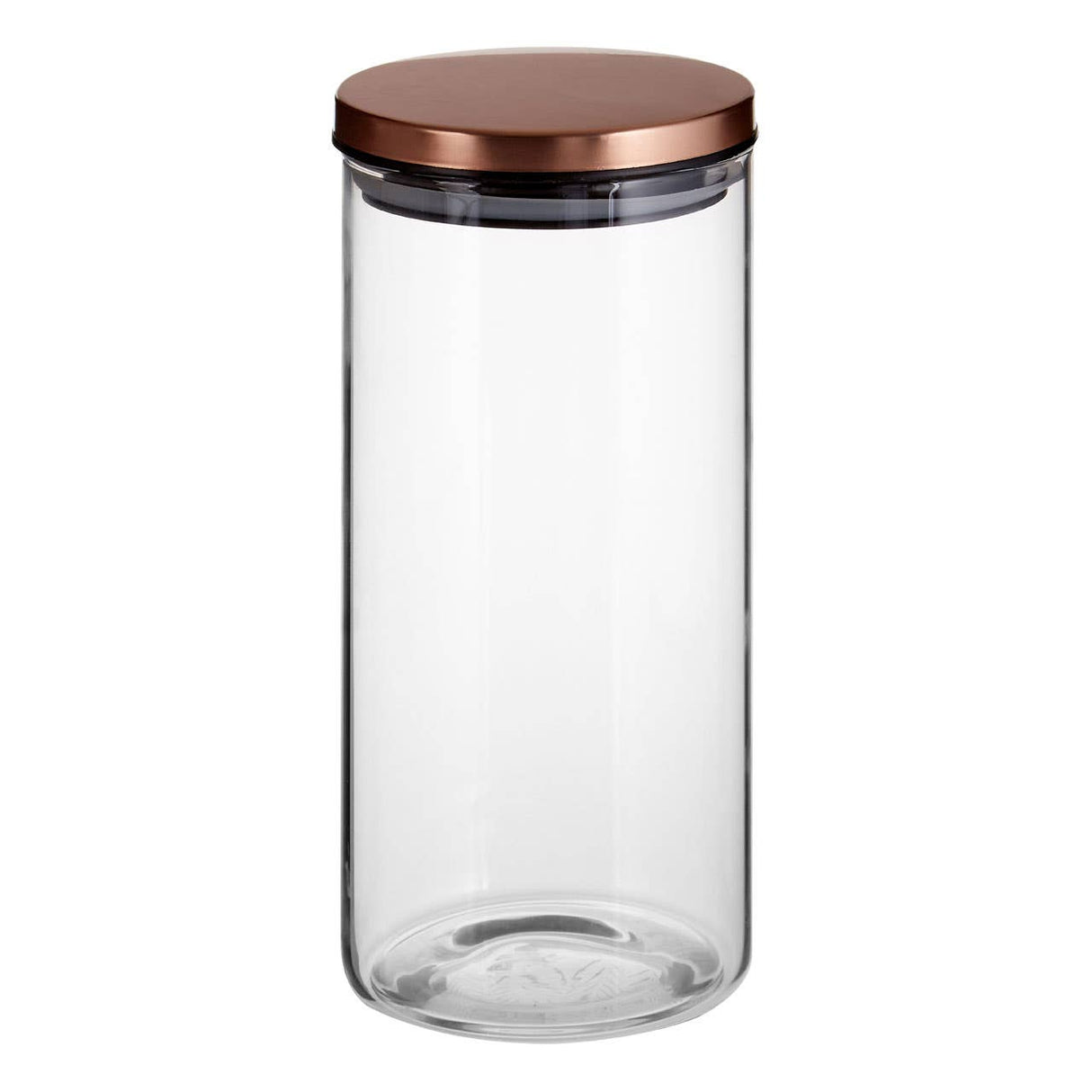 Freska Rose Gold Lid Storage Jar - 1300Ml