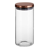 Freska Rose Gold Lid Storage Jar - 1300Ml