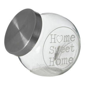 Glass Storage Jar With Metal Lid – 700Ml