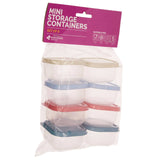Set Of 8 Multicolour Mini Storage Containers