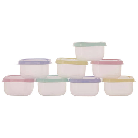 Set Of 8 Assorted Mini Storage Containers