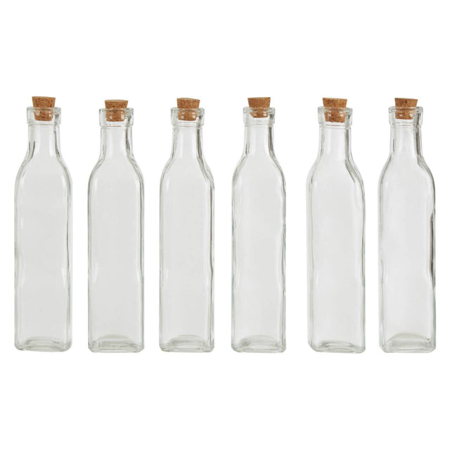 Tromso 6Pcs Large Glass Bottles