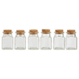 Tromso 6Pcs Square Glass Jars