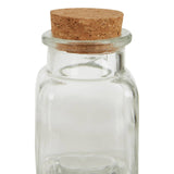 Tromso 6Pcs Square Glass Jars